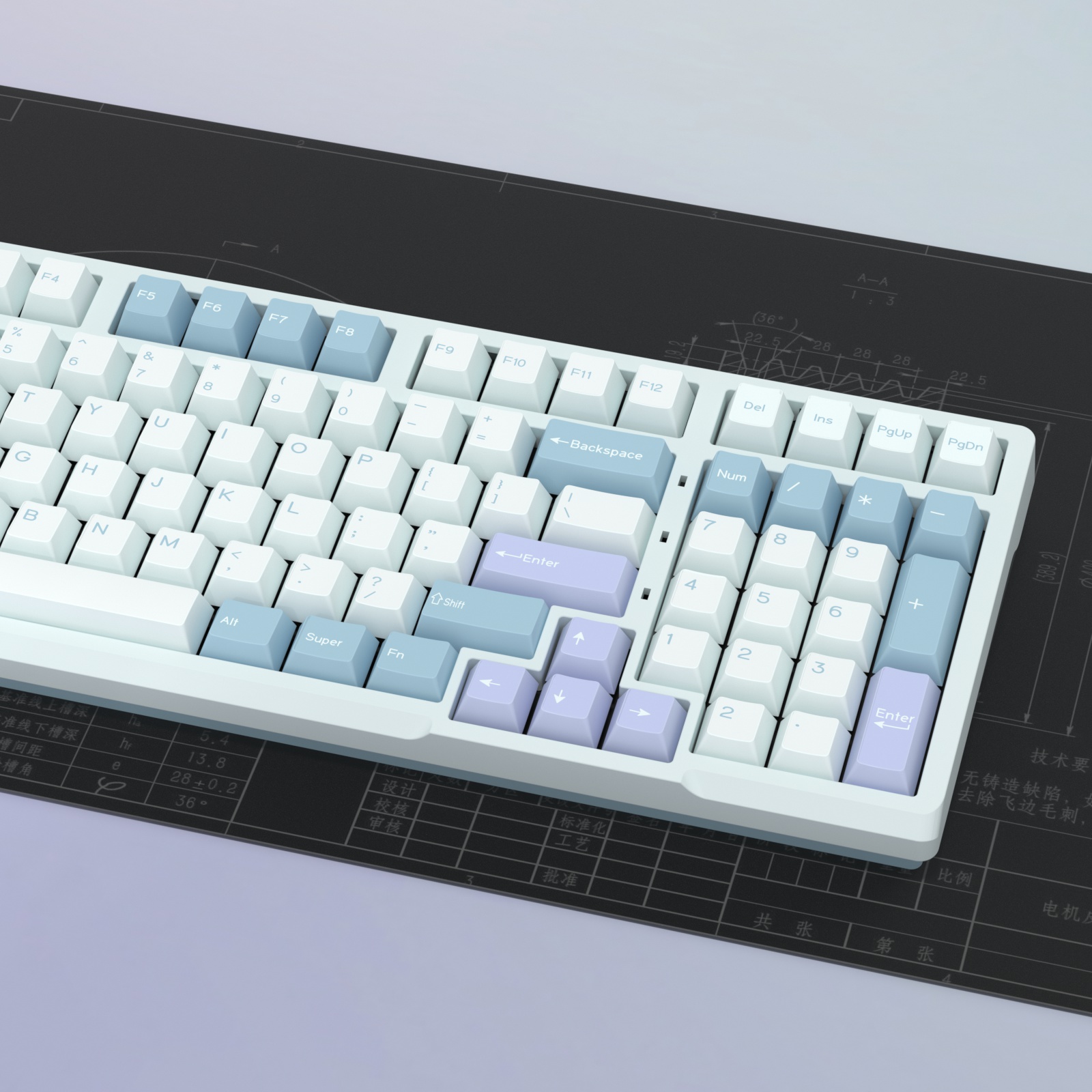 KBDiy GMK Illusion Keycap Cher - Gaming Keyboard Number Pad 리뷰 및 가격