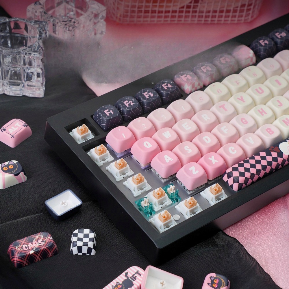 Custom MOA Profile Black Pink  - Keyboard Gaming Black 리뷰 및 가격