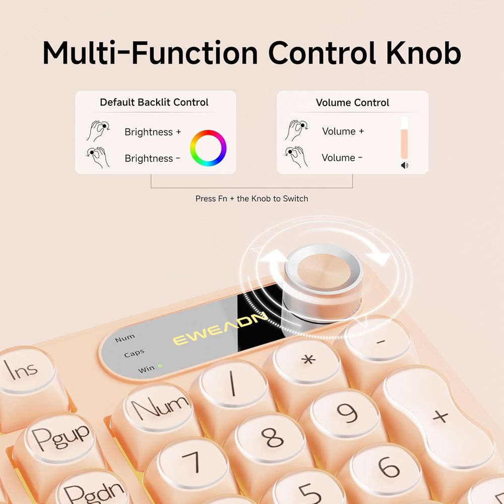 98-Key Creamy Gaming Keyboard  - Gaming Keyboard Number Pad 리뷰 및 가격