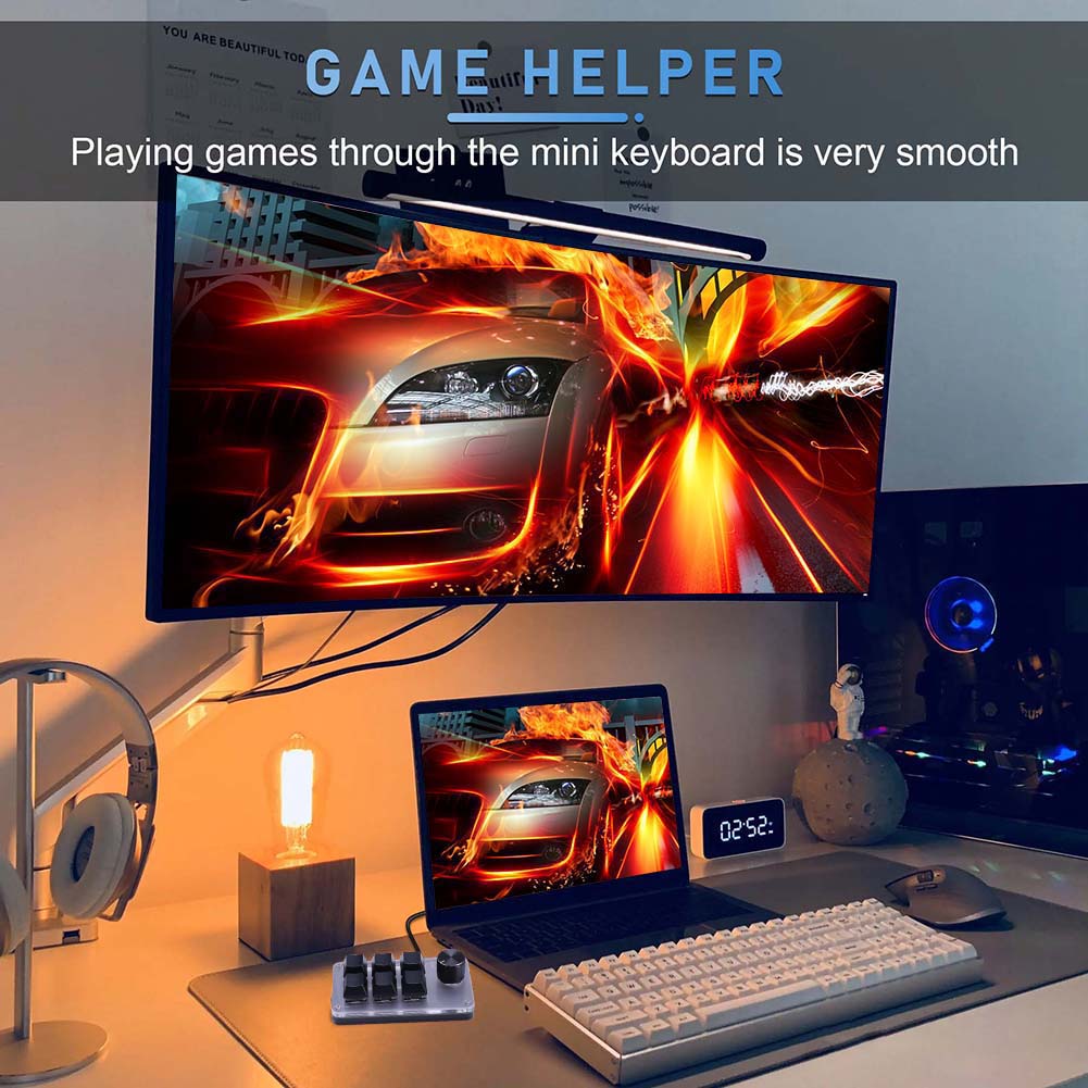 6 Key 1 Knob Programming Macro - Gaming Keyboard 1 Hand 리뷰 및 가격