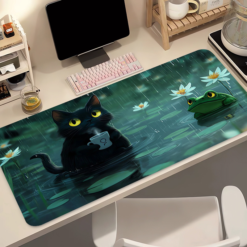 Kawaii Black Cat Silicone Soft - Keyboard Gaming Black 리뷰 및 가격