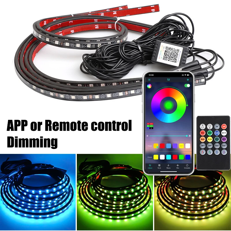 RGB Flexible LED Light bar Car - Rgb Underglow Strip 리뷰 및 가격
