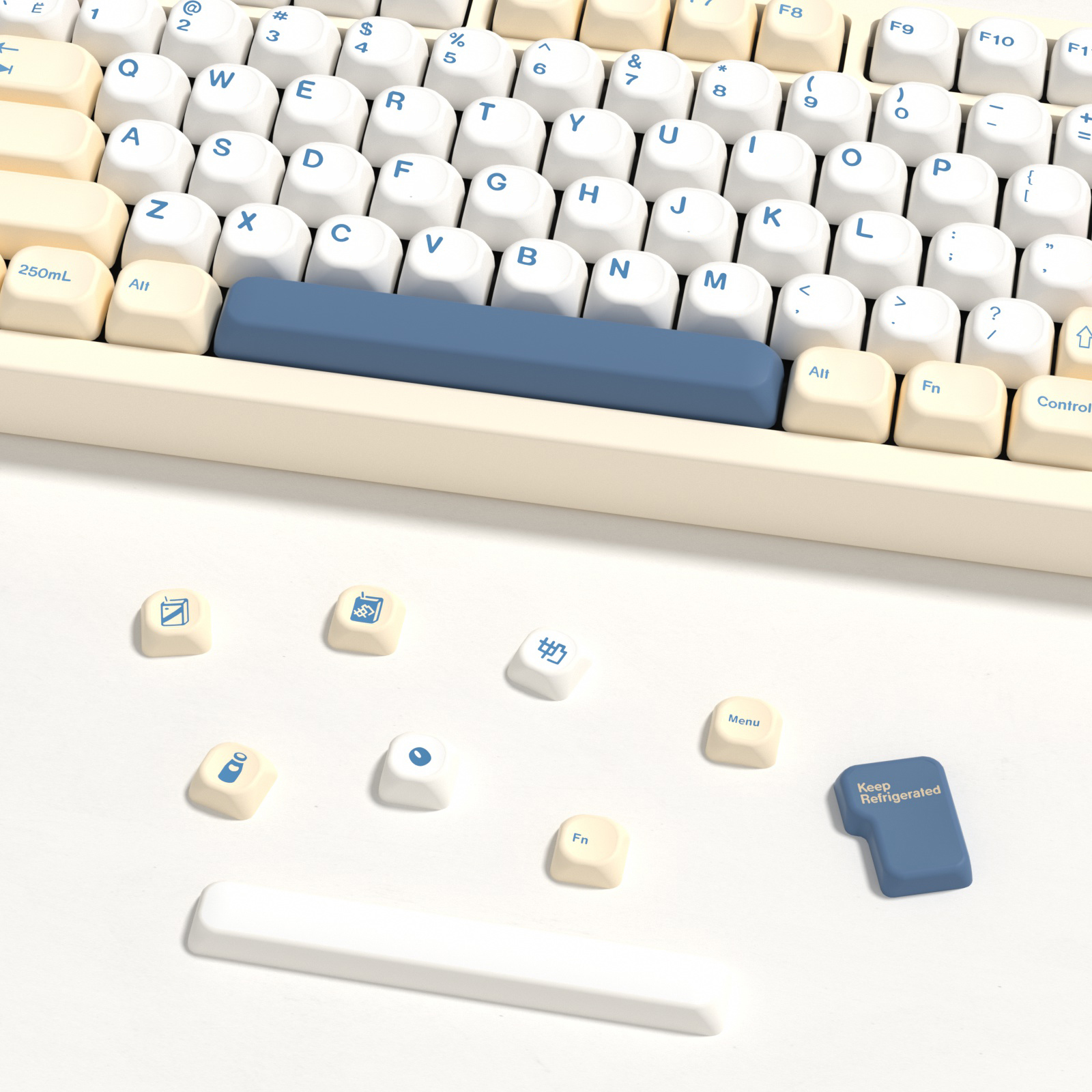 KBDiy GMK Soymilk Keycaps Retr - Gaming Keyboard Number Pad 리뷰 및 가격