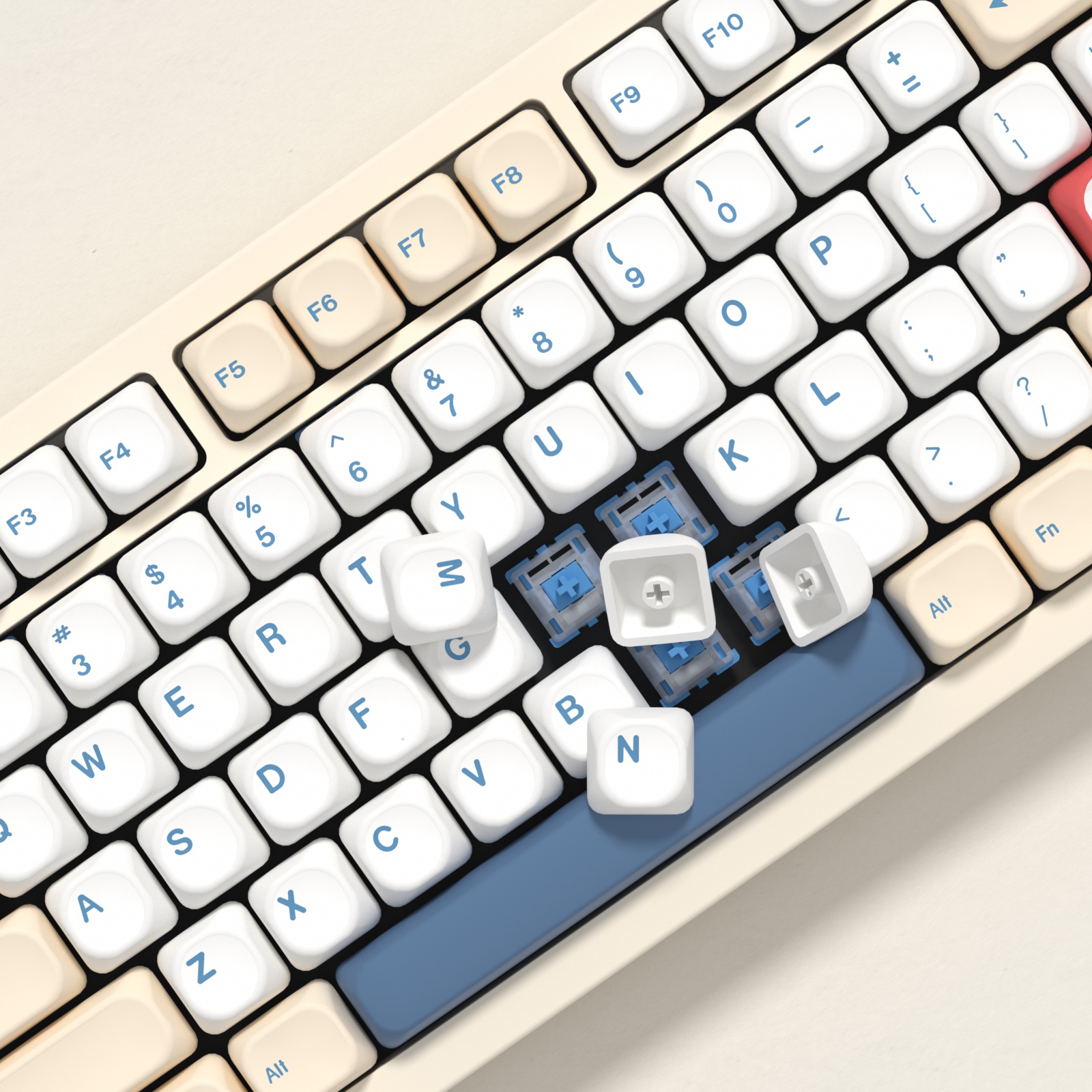 KBDiy GMK Soymilk Keycaps Retr - Gaming Keyboard Number Pad 리뷰 및 가격