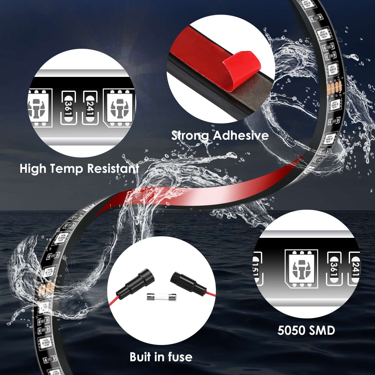 Wireless LED Car Flexible Unde - Rgb Underglow Strip 리뷰 및 가격