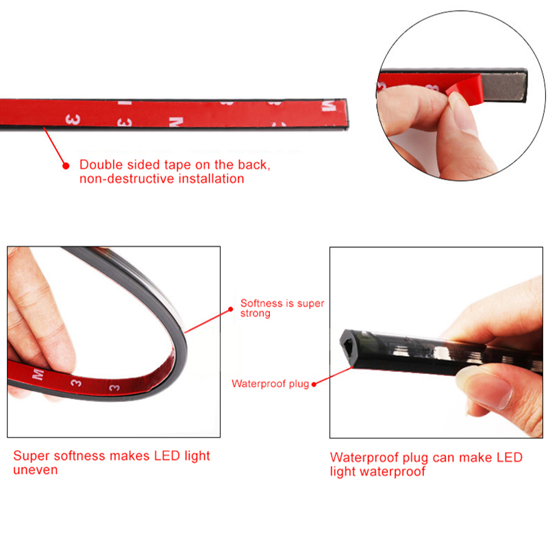 Niscarda 4PCS 12V IP65 App Con - Rgb Underglow Strip 리뷰 및 가격