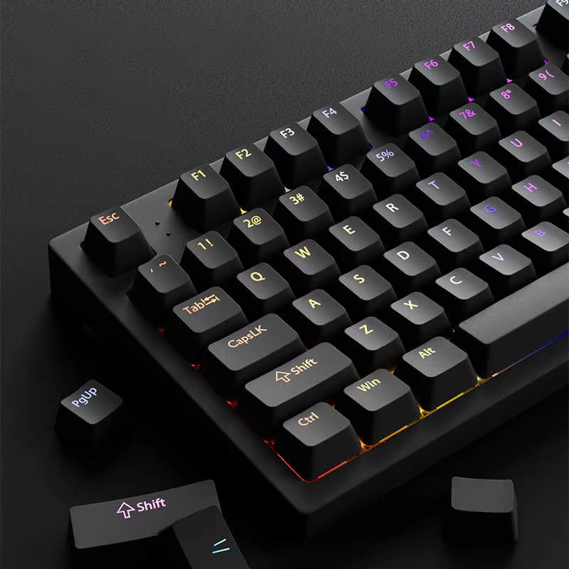 130+ Keys Black Custom Double  - Keyboard Gaming Black 리뷰 및 가격